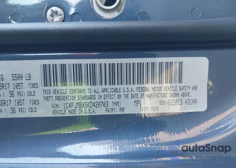 2019 Jeep Cherokee Trailhawk 4X4 z USA, uszkodzony, nr VIN 1C4PJMBX5KD420703